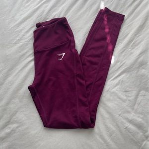 GYMSHARK Dry Sculpture Leggings Plum